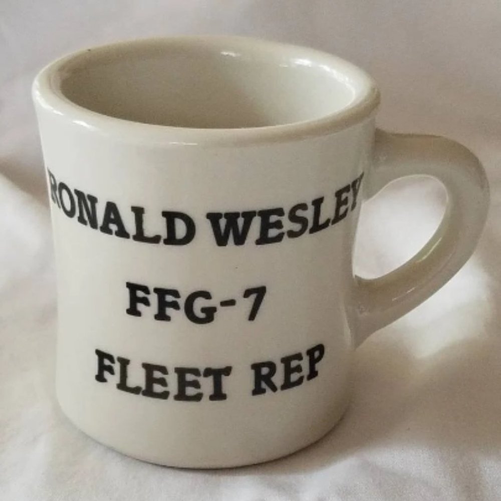 Surface  Squadron Total Force  Coffee Mug With "Ronald Wesley" Name On it. - Picture 3 of 6